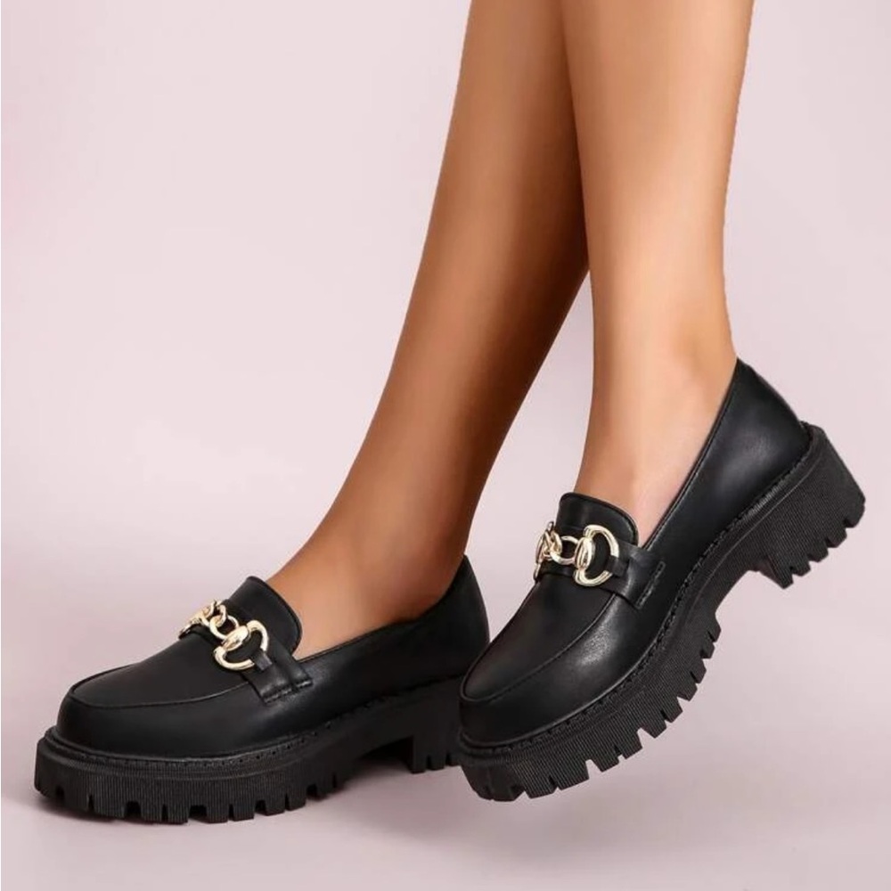 chunky loafers